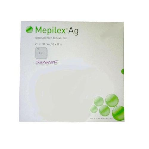Molnlycke 287400 Mepilex Foam Dressing AG (8 in. x 8 in.)-Preferred Medical Plus