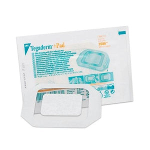 3M 3586 Tegaderm+Pad Transparent Film Dressing (3½ in. x 4 in.)-Preferred Medical Plus
