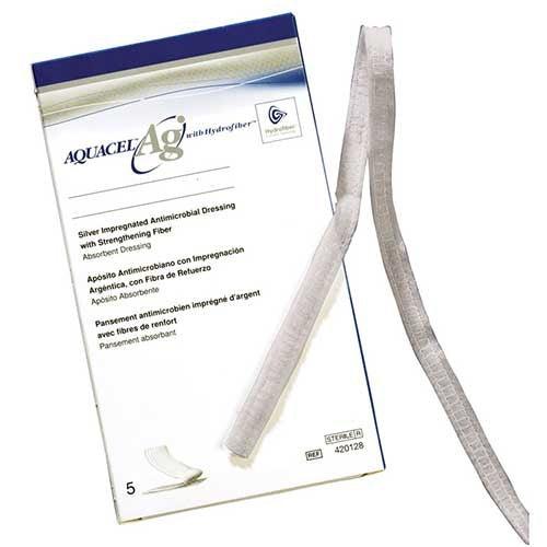 Convatec 420128 Aquacel AG Hydrofiber Dressing .39 in. x 18 in. Rope ( –  Preferred Medical Plus