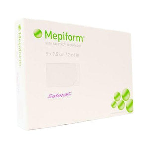 Molnlycke 293299 Mepiform Silicone Dressing (2 in. x 3 in.)-Preferred Medical Plus