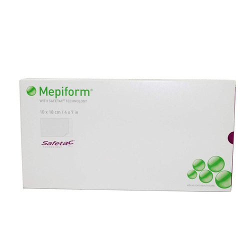 Molnlycke 293499 Mepiform Silicone Dressing (4 in. x 7 in.)-Preferred Medical Plus