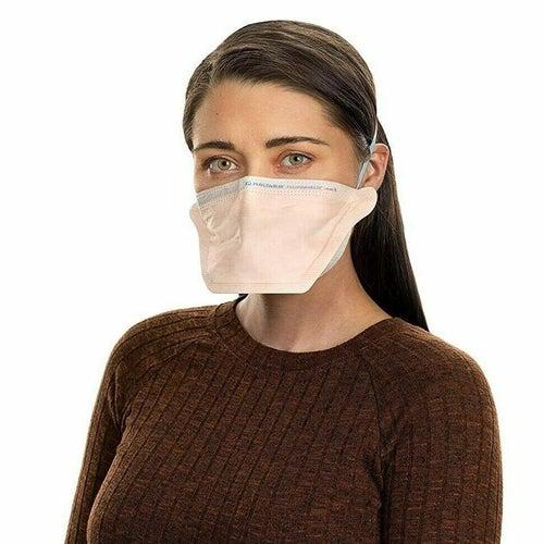 Halyard 46727 FLUIDSHIELD PFR95 Particulate Filter Respirator & Surgical Mask Polyurethane Headband Regular Size Orange (Box of 35)-Preferred Medical Plus