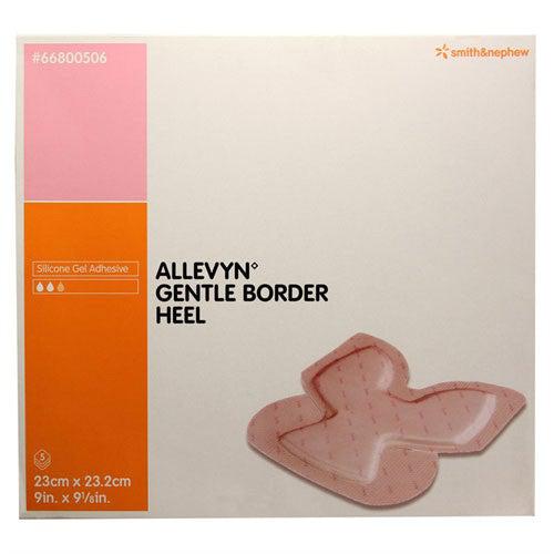 Smith & Nephew 66800506 Allevyn Gentle Border Heel (9 1/10 in. x 9 in.)-Preferred Medical Plus