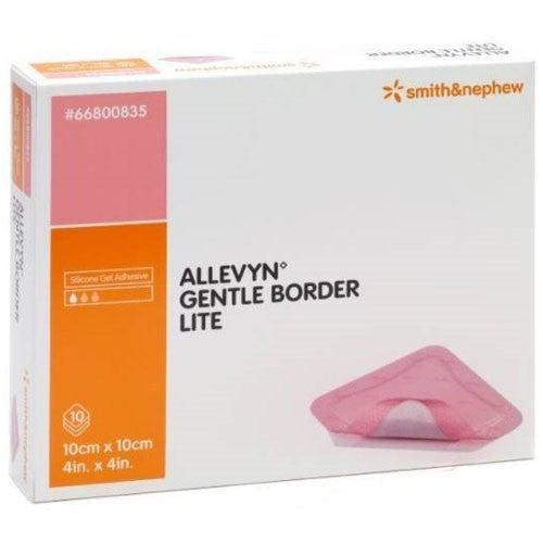 Smith & Nephew 66800835 Allevyn Gentle Border Lite Dressing (4 in. x 4 in.)-Preferred Medical Plus