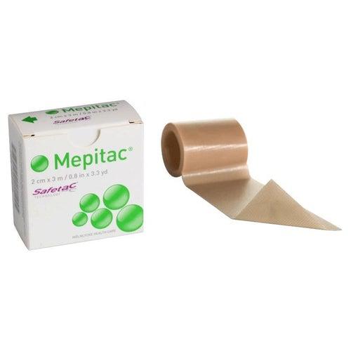 Molnlycke 298300 Mepitac Silicone Tape (¾ in. x 3.3 yd.)-Preferred Medical Plus