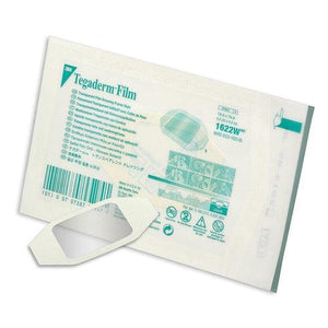 3M 1622W Tegaderm 1622W Frame Style Transparent Dressing (1-¾ in. x 1-¾ in.)-Preferred Medical Plus