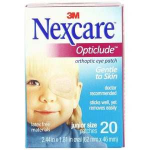 3M 1537 Nexcare Opticlude Orthoptic Eye Patch Junior (2.44 in. x 1.8 in.)-Preferred Medical Plus