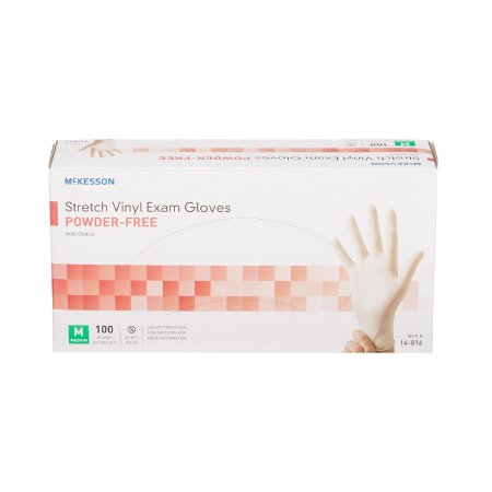 McKesson Vinyl Gloves Size Medium (Case of 1000)-Preferred Medical Plus