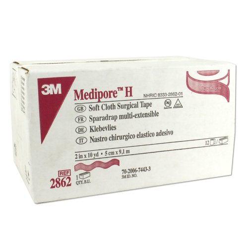 3M 2862 Soft Cloth Surgical Tape (2 in. x 10 yd.)-Preferred Medical Plus
