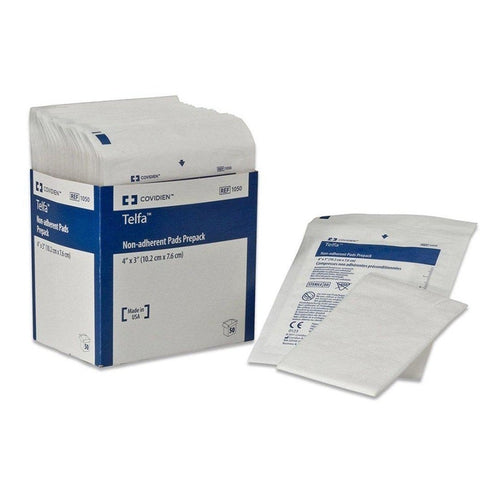 Covidien 1238 Telfa Non-Adherent Pad Prepack (8 in. x 3 in.)-Preferred Medical Plus