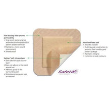 Molnlycke 284090 Mepilex Lite Silicone Foam Dressing Without Border (2-2/5 in. x 3-2/5 in.)-Preferred Medical Plus