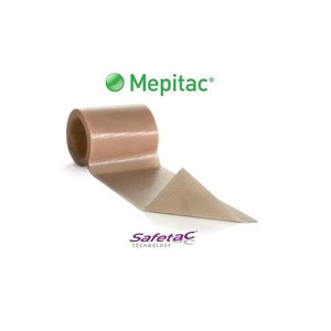 Molnlycke 298400 Mepitac Silicone Tape (1.6 yd x 1.6 yd)-Preferred Medical Plus