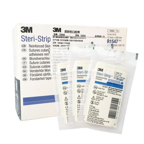 3M R1547 Steri-Strip Reinforced Skin Closures (½ in. x 4 in.)-Preferred Medical Plus