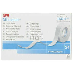 3M 1530-0 Micropore Paper Medical Tape (½ in. x 10 Yards)-Preferred Medical Plus