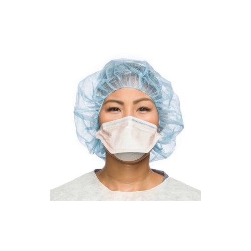 Halyard 46727 FLUIDSHIELD PFR95 Particulate Filter Respirator & Surgical Mask Polyurethane Headband Regular Size Orange (Box of 35)-Preferred Medical Plus