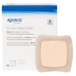 Convatec 420619 Aquacel Foam Dressing 5 in. x 5 in. (Box of 10)-Preferred Medical Plus