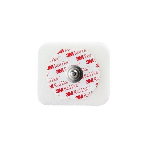 3M 2560 Red Dot Monitoring Electrode with Foam Tape and Sticky Gel-Preferred Medical Plus