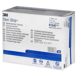 3M R1547 Steri-Strip Reinforced Skin Closures (½ in. x 4 in.)-Preferred Medical Plus