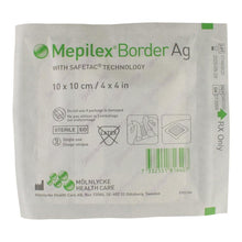 Molnlycke 395390 Mepilex Border AG (4 in. x 4 in.)-Preferred Medical Plus